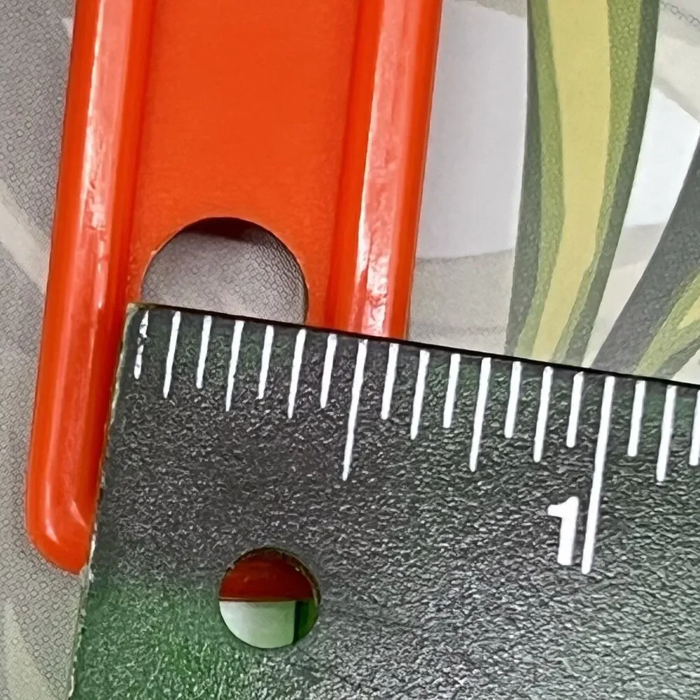 VINTAGE 1970s MCM Salad Serving Utensils Orange Melamine Spoon Slotted Fork